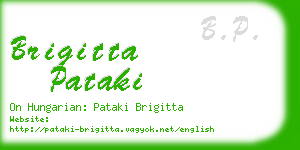 brigitta pataki business card